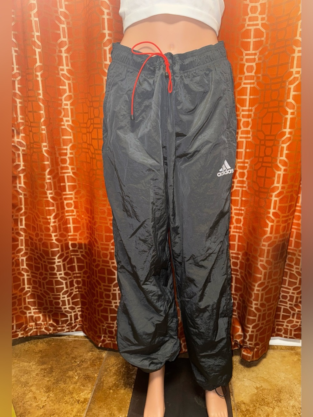 Women’s Adidas NASA Patch Athletic Track Pants NWT Size Large